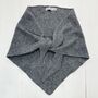 Lambswool Knitted Triangle Scarf, thumbnail 10 of 12