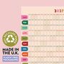 2027 Large A1 Wall Planner | Landscape | Play Nice Arches, thumbnail 3 of 5