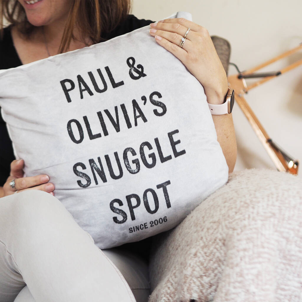 Personalised Snuggle Spot Cushion, 1 of 5