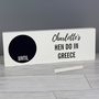 Personalised Classic Chalk Countdown Wooden Block Sign, thumbnail 3 of 4