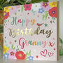 Superstar Granny Birthday Card, thumbnail 3 of 3