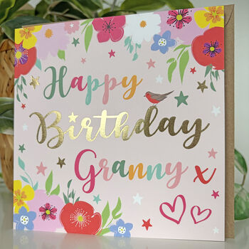 Superstar Granny Birthday Card, 3 of 3
