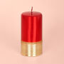 Red Plain Candles By G Decor, thumbnail 3 of 5