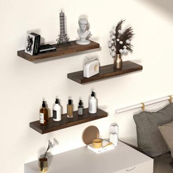 Pack Of Two Floating Display Rack Shelves, 6 of 9
