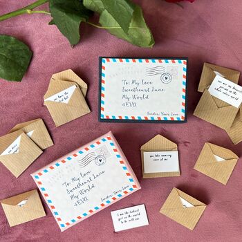 12 Mini Love Letters Anniversary Gift, 3 of 7