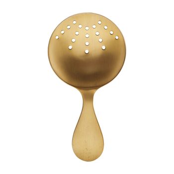 Brass Cocktail Bar Strainer Spoon, 2 of 3