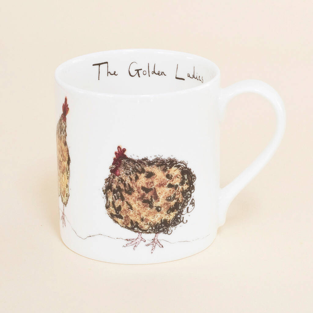 The Golden Chicken Ladies Mug, 1 of 3
