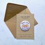 Tipi Colourful Save The Date Wedding Magnet, thumbnail 2 of 5