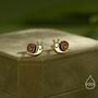 Sterling Silver Enamel Snail Stud Earrings, thumbnail 6 of 12