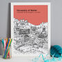 Personalised Exeter Graduation Gift Print, thumbnail 7 of 9