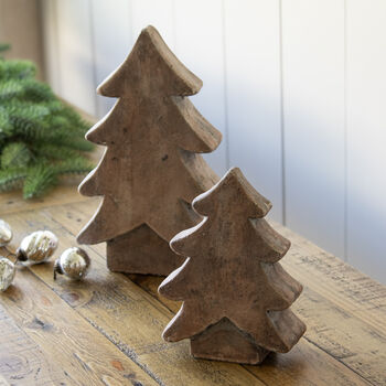 Terracotta Effect Christmas Tree Ornament, 2 of 5