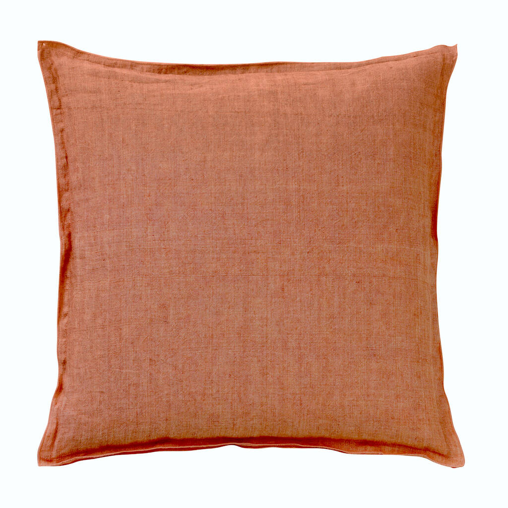Linen Cushion With Fringe, 1 of 3