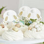 Gold Foiled Easter Bunny Bum Cupcake Toppers, thumbnail 1 of 2