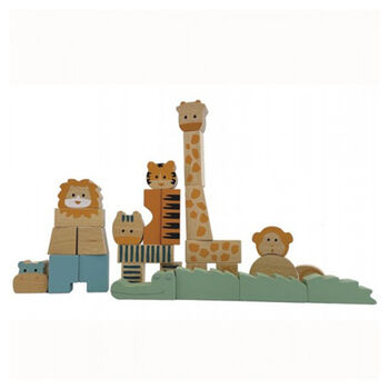 Animal Jungle Blocks Wooden Toy, 3 of 4
