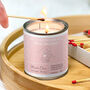 Wonderful New Mum New Baby Candle With Personalised Date And Message, thumbnail 3 of 9