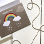 Rainbow Missing You Card, thumbnail 4 of 6