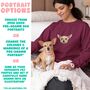 Personalised Airedale Terrier Dog Mum Sweatshirt With Name, thumbnail 5 of 6