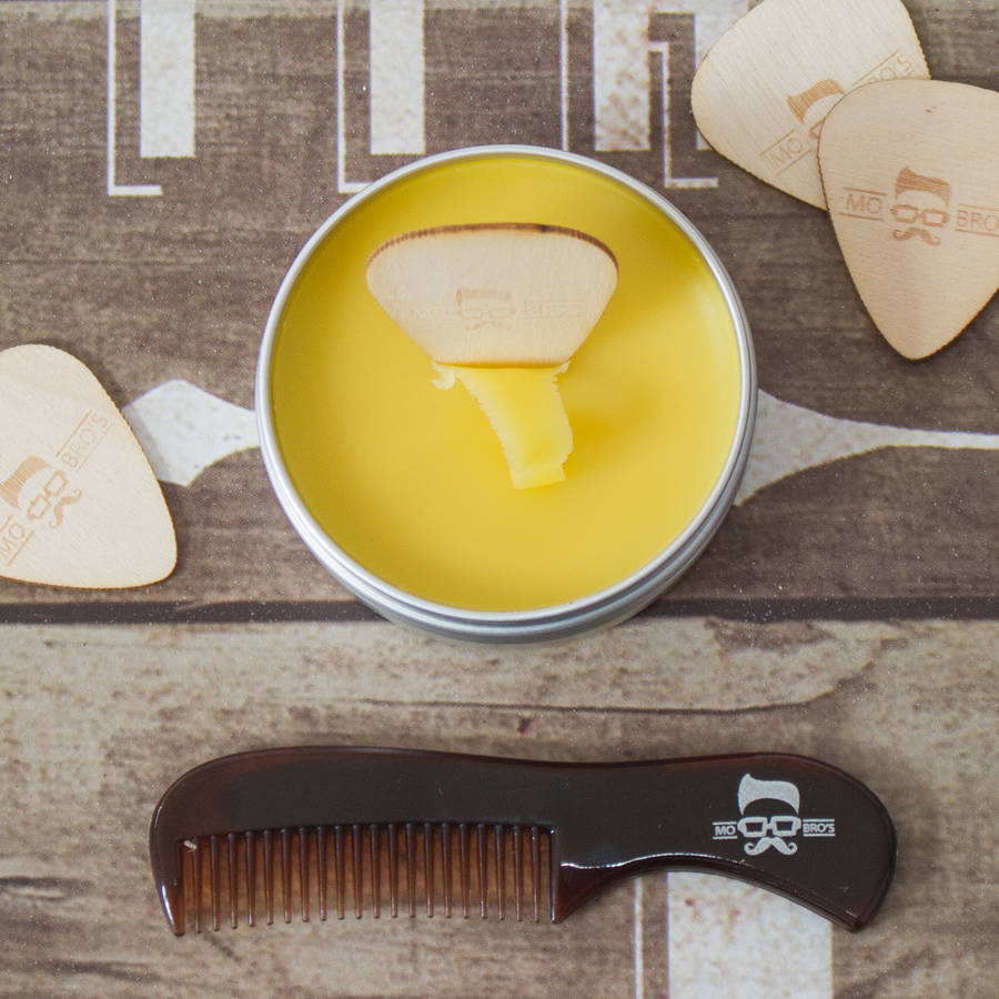 Moustache Comb And Wax For Movember By Mo Bro's