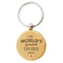 The World's Greatest Wooden Keyring, thumbnail 6 of 6
