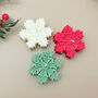 Festive Snowflake Candle Christmas Gift, thumbnail 8 of 10