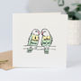 Love Birds Anniversary Or Wedding Card, thumbnail 1 of 3