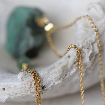 Raw Emerald Stone Necklace, 10 of 12