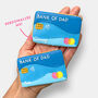 Personalised Bank Of Dad Iced Biscuits Father's Day Letterbox Gift, thumbnail 2 of 11