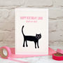 'Crazy Cat Lady' Personalised Birthday Card, thumbnail 1 of 4