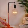 Pizza Text Light Bulb And Table Lamp, thumbnail 1 of 5