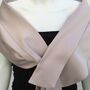 Dusty Rose Bridal Mother Of Bride Wedding Shawl, thumbnail 9 of 9