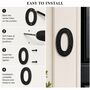 Decorative Brass Number 0 Door Sign, thumbnail 7 of 8