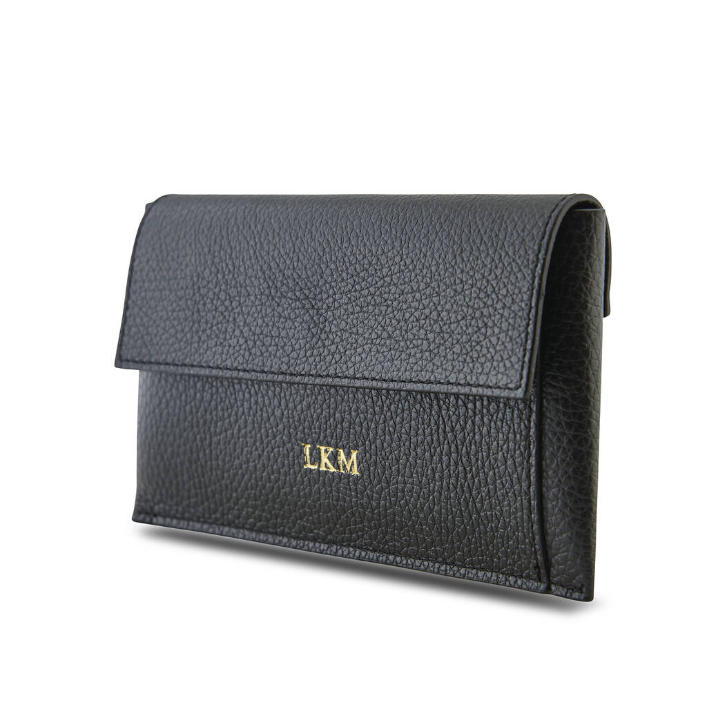 Personalised Leather Wallet With Removable Card Holder By LRM Goods ...