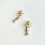 Dancing Flower Earrings, thumbnail 3 of 3