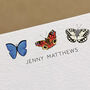 Personalised Butterfly Correspondence Cards, thumbnail 2 of 4