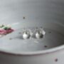 Handmade Silver Buttercup Stud Earrings, thumbnail 1 of 3