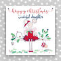 Happy Christmas Wonderful Daughter Card Large, thumbnail 1 of 3