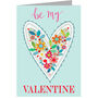 Be My Valentine Greetings Card, thumbnail 2 of 3