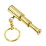 Brass And Chrome Mini Telescope Keyring, thumbnail 6 of 12