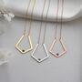 Eternal Bond Ring Holder Birthstone Necklace, thumbnail 4 of 11