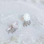 Dreamcatcher Sterling Silver Earrings In A Gift Box, thumbnail 3 of 9