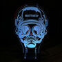 Personalised Soldier Neon Light Up Gaming Headphone Stand, thumbnail 2 of 5