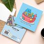 Dinosaur Bowl Card | Cute Greeting Cards, thumbnail 2 of 5