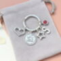 A Family’s Love Is Forever Personalised Keyring, thumbnail 7 of 9