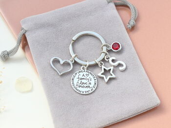 A Family’s Love Is Forever Personalised Keyring, 7 of 9