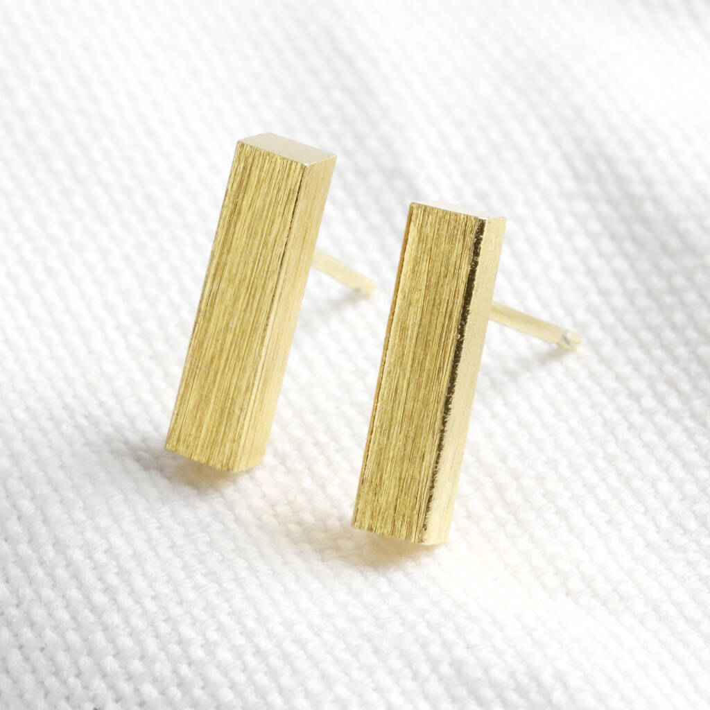 Bar Stud Earrings By Lisa Angel
