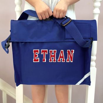 Personalised School Music Book Bag Multiple Colours, 6 of 8