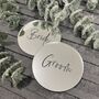 Round Laser Engraved Mirror Place Setting, thumbnail 5 of 6
