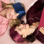 Silk Addict 100% Mulberry Silk Weighted Sleep Mask Berry, thumbnail 6 of 8