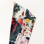 Winter Floral Print Cotton Wire Headband, thumbnail 2 of 6