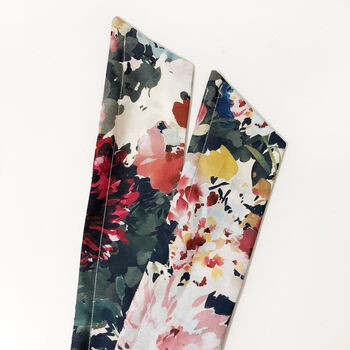Winter Floral Print Cotton Wire Headband, 2 of 6
